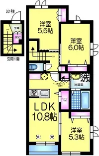 千葉県松戸市日暮3【マンション】の間取り