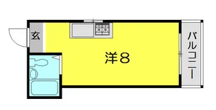 ドルチェ ウエスト【3階】の間取り