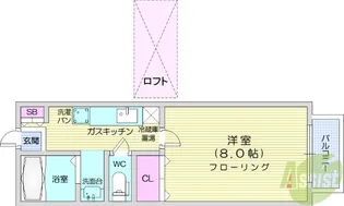 サンヒルズ国見四番館【2階】の間取り