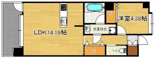 TSUBAKI(ツバキ)【9階】の間取り