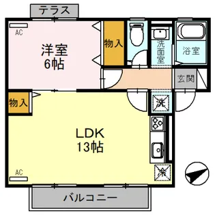 滋賀県草津市追分3【アパート】の間取り