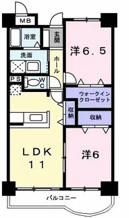 メゾン果林【1階】の間取り