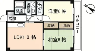 プーテゥジュール1番街【9階】の間取り