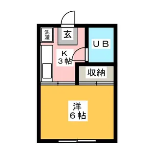 ハイム親和【1階】の間取り