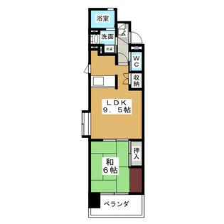 コアレジデンス【5階】の間取り