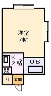 栄ロイヤルマンション【1階】の間取り