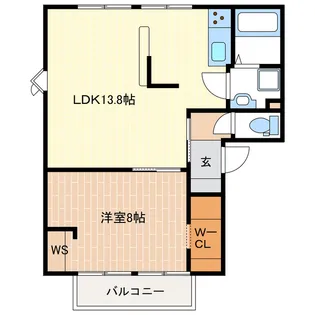 フレグランスふぁみーゆ【2階】の間取り