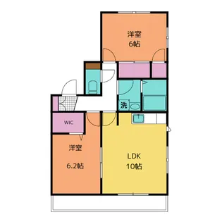 メゾンK【2階】の間取り