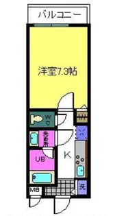 グランソレイユK&J壱番館【2階】の間取り