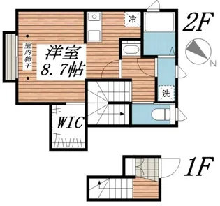 千葉県柏市逆井1【アパート】の間取り