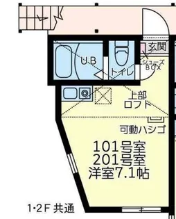 ユナイト石川町マルシェ【2階】の間取り