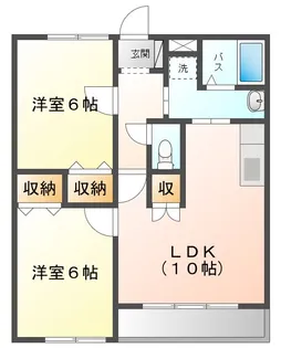 ベッラヴィスタ【2階】の間取り