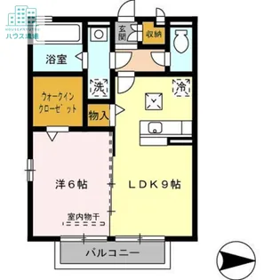 ルミナーレ栄田【1階】の間取り