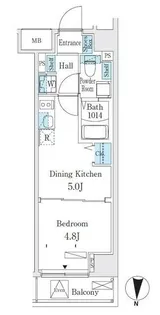東京都板橋区清水町【マンション】の間取り