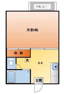 グランデュール小森【1階】の間取り