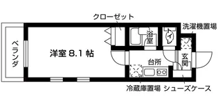 エムエムエス ウエスト【2階】の間取り