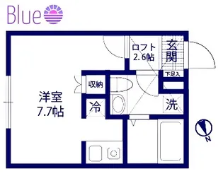 ソレイユ藤沢【2階】の間取り