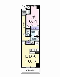 シャルマン メゾン【1階】の間取り