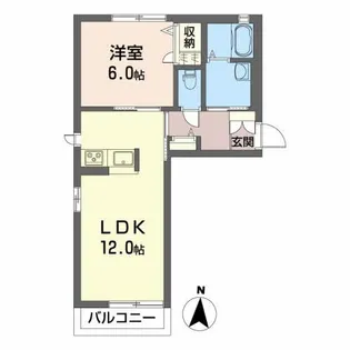 フランシーズ【1階】の間取り