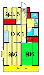 柴又第2STマンション【3階】の間取り