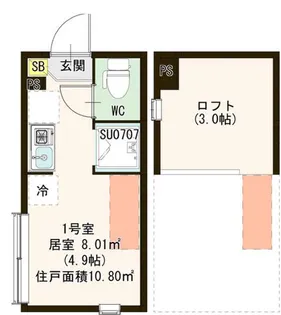 東京都練馬区春日町3【アパート】の間取り