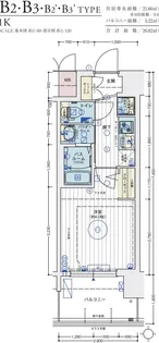 エステムコート難波WEST−SIDEⅧエクシーナ【11階】の間取り