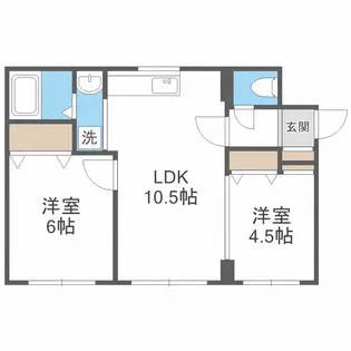 SEIRA豊平公園【3階】の間取り