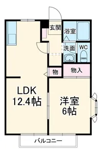 ペアーヒルズD棟【2階】の間取り