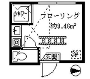 フェリスグレア【2階】の間取り