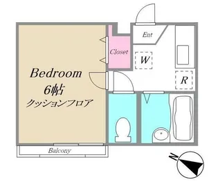 メイプルハウス B棟【2階】の間取り