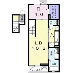 福島県福島市太田町【マンション】の間取り