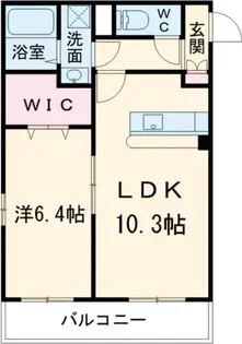 ヴィーナス・ヒルズ近見【1階】の間取り