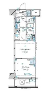 ガリシア品川南大井【3階】の間取り