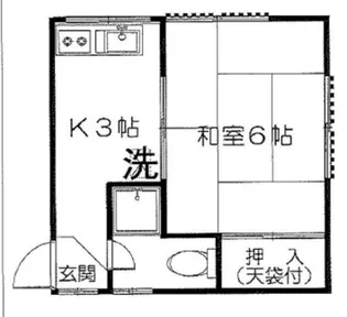 アビタシオン松坂【2階】の間取り