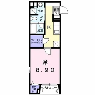 シュトラーレ四番町【2階】の間取り