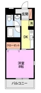 ロイヤルパレス子安【2階】の間取り