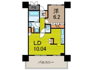 リボンシティコミュニティ【12階】の間取り