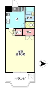 シャングリラ花園【5階】の間取り