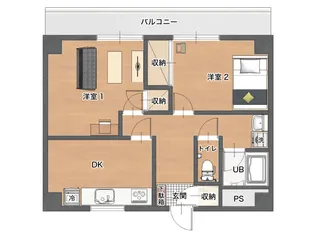 ファーニッシュド・ステイ松本市相澤病院東【4階】の間取り