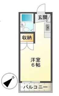 コーポコバリ【1階】の間取り