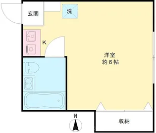 ヒルサイドA棟【1階】の間取り