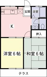 ハイム・カルミア【1階】の間取り