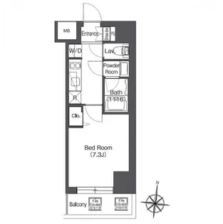 東京都江東区大島8【マンション】の間取り