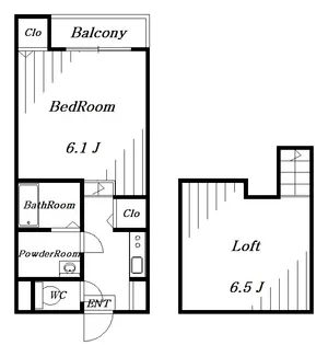 Lumiere亥鼻【1階】の間取り