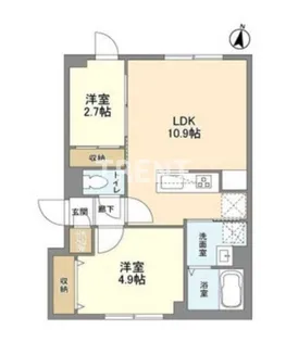 ウェルスクエア西新宿五丁目【4階】の間取り