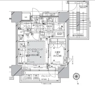 ピアース渋谷【8階】の間取り