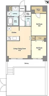 URBANLINK護国寺【1階】の間取り