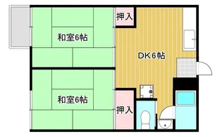 あかねハウスII【2階】の間取り