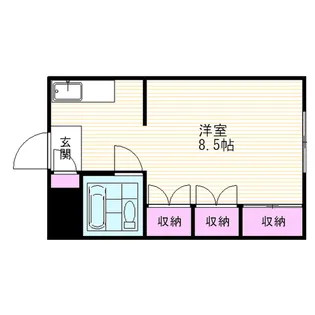 ラ・ヴェール原【2階】の間取り
