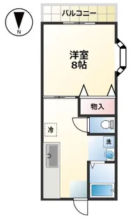 サンミレニアム【2階】の間取り